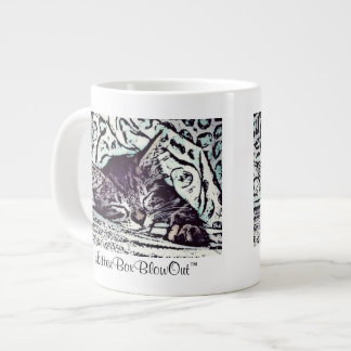 Caneca De Café Grande SaídaDeBrilhoDeCaixaDeLitros