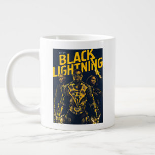 Caneca De Café Grande Sair - Relâmpago Preto