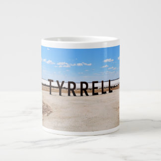 Caneca De Café Grande Sal e Céu no Lago Tyrrell Austrália
