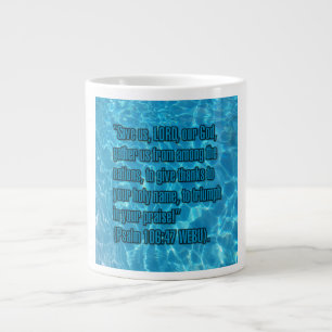 Caneca De Café Grande Salmo 106:47 WEBU Mug