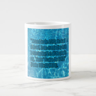 Caneca De Café Grande Salmo 106:48 WEBU Mug