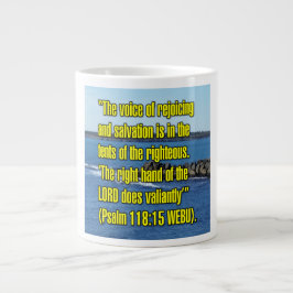 Caneca De Café Grande Salmo 118:15 WEBU Mug