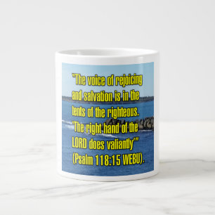 Caneca De Café Grande Salmo 118:15 WEBU Mug