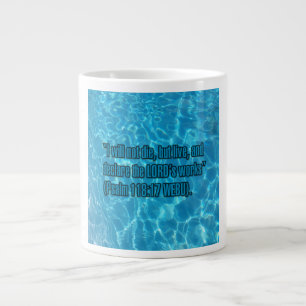 Caneca De Café Grande Salmo 118:17 WEBU Mug