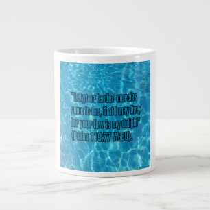 Caneca De Café Grande Salmo 119:77 WEBU Mug