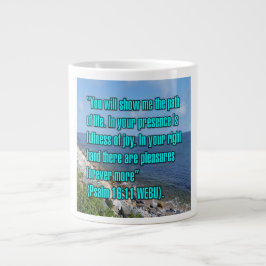 Caneca De Café Grande Salmo 16:11 WEBU Mug