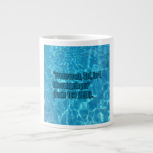 Caneca De Café Grande Salmo 16:1 WEBU Mug
