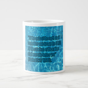 Caneca De Café Grande Salmo 22:27 WEBU Mug
