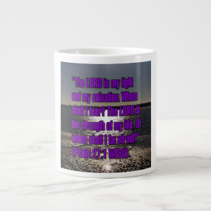 Caneca De Café Grande Salmo 27:1 WEBU Mug