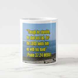 Caneca De Café Grande Salmo 37:24 WEBU Mug