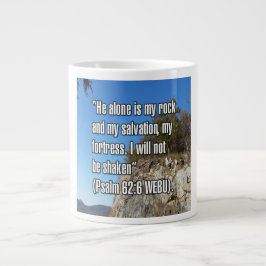 Caneca De Café Grande Salmo 62:6 WEBU Mug