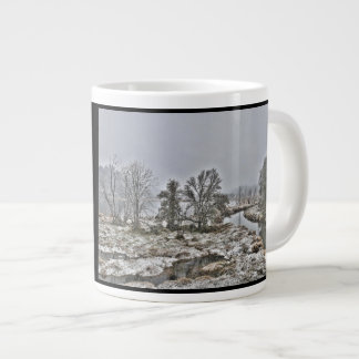 Caneca De Café Grande Salmon Creek Greenway First Snow Mug
