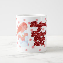 Salmos versos da bíblia 107:2 Mug gigante de café