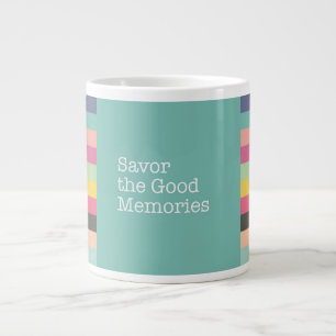 Caneca De Café Grande Salve as boas memórias Jumbo Mug