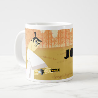 Caneca De Café Grande Samurai Jack Drawing Sword