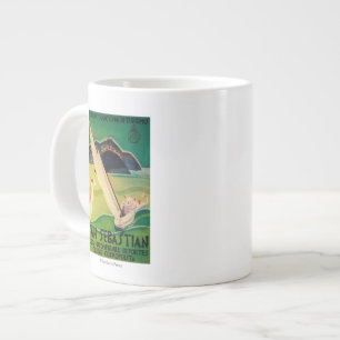 Caneca De Café Grande San Sebastian Vintage Poster Europa