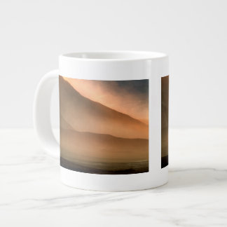 Caneca De Café Grande Sandstorm em Mesquite Sand Dunes, Sunset