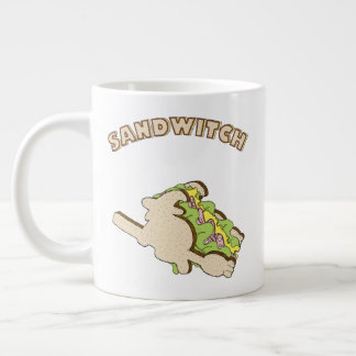Caneca De Café Grande Sandwitch