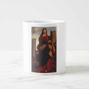 Caneca De Café Grande Santa Bárbara por Giovanni Antonio Boltraffio