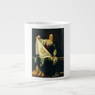 Caneca De Café Grande Santa Verônica por Bernardo Strozzi