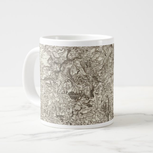 Caneca De Café Grande Santo (Frente Esquerda)