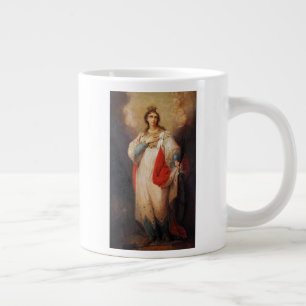 Caneca De Café Grande Santo Catherine