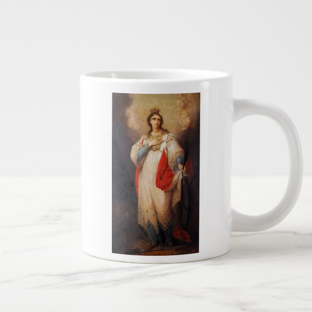 Caneca De Café Grande Santo Catherine (Direita)