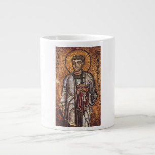Caneca De Café Grande Santo Lawrence Impressão de Arte Mosaico Ortodoxa