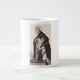 Caneca De Café Grande Santos Alberto Magno e Tomás de Aquino Belas Artes