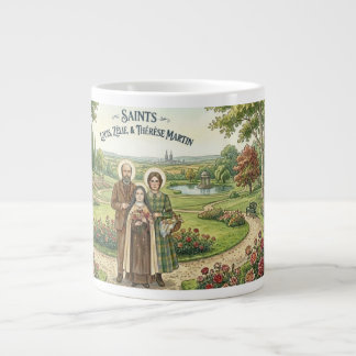 Caneca De Café Grande Santos Luís, Zelie e Therese Martin