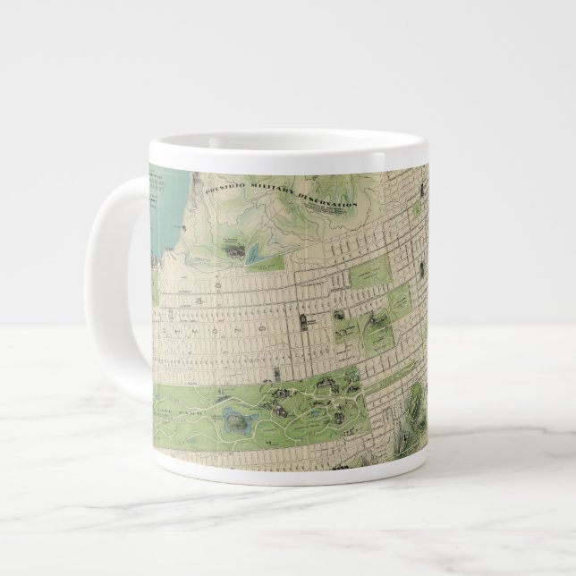 Caneca De Café Grande São Francisco (Frente Esquerda)
