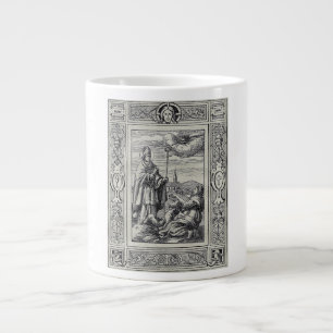 Caneca De Café Grande São Valentim Bispo de Terni