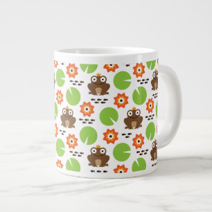 Caneca De Café Grande Sapo e padrão perfeito para o Nensupport