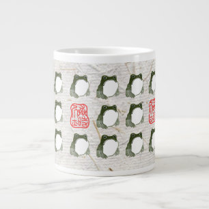 Caneca De Café Grande Sapo Indecente Japonês Fez século XIX