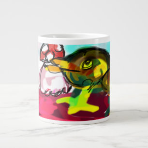 Caneca De Café Grande Sapo Mushroom