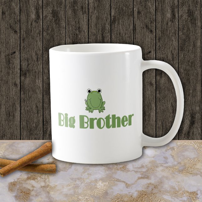 Caneca De Café Grande Sapo Verde Irmão (Criador carregado)