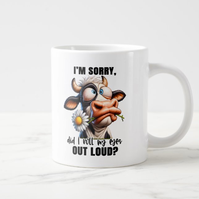 Caneca De Café Grande Sarcasmo - Jumbo Mug (Direita)