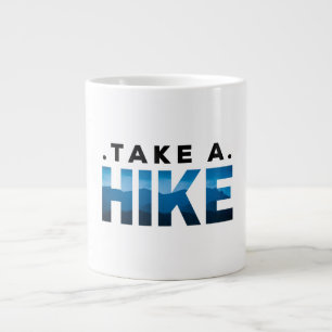 Caneca De Café Grande Sarcástico faça uma caminhada, Presente para Hiker