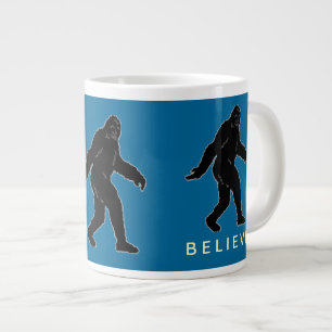 Caneca De Café Grande Sasquatch Believe Jumbo Mug (Azul)