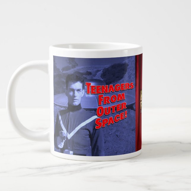 Caneca De Café Grande Sci Fi B Movie Mug! (Esquerda)