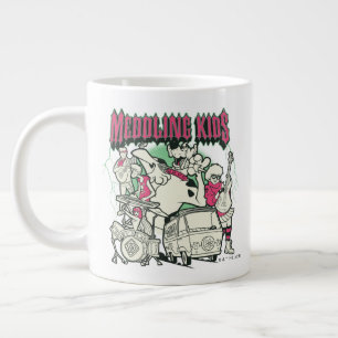 Caneca De Café Grande Scooby-Doo e Gang Meddling Kids Punk Banda