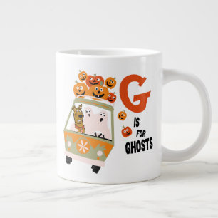 Caneca De Café Grande Scooby-Doo G é para Fantasmas