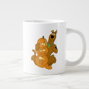 Caneca De Café Grande Scooby-Doo Halloween Jack-O-Lanterna