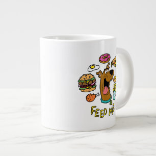 Caneca De Café Grande Scooby-Doo Me Alimenta!