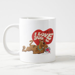 Caneca De Café Grande Scooby-Doo - Não é mistério... eu te amo
