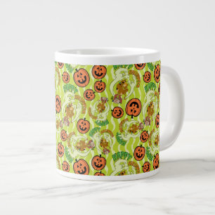 Caneca De Café Grande Scooby-Doo Padrão Feliz de Halloween