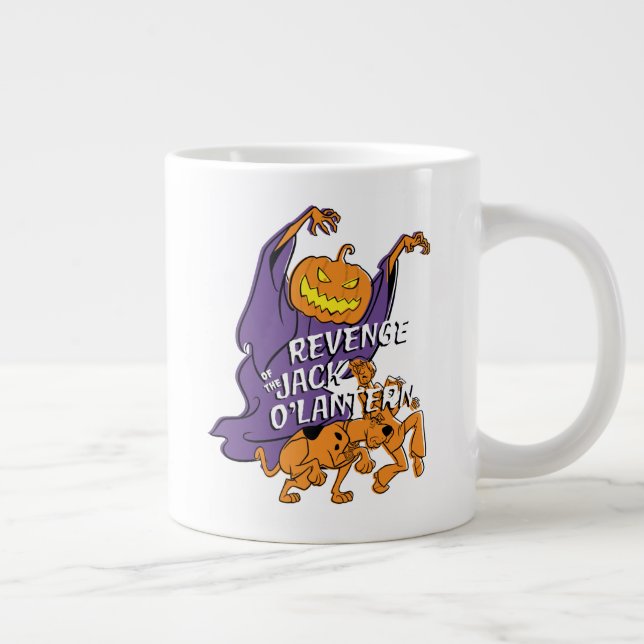 Caneca De Café Grande Scooby-Doo | Revolução do Jack O' Lantern (Direita)