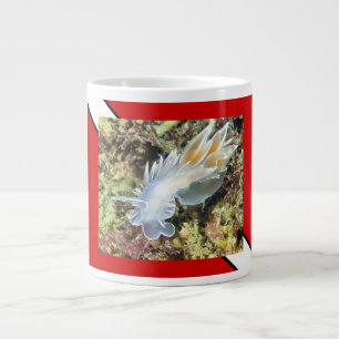 Caneca De Café Grande Scuba Diver Mug com Sinalizador de Dive e Nudibran