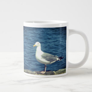 Caneca De Café Grande Seagull No Compartimento