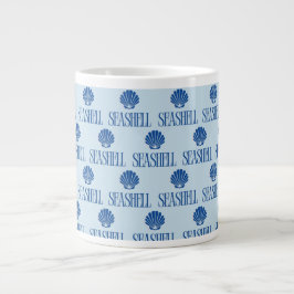 Caneca De Café Grande Seashell